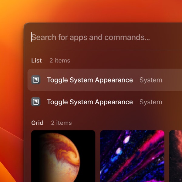 Raycast UIKit (Unofficial)