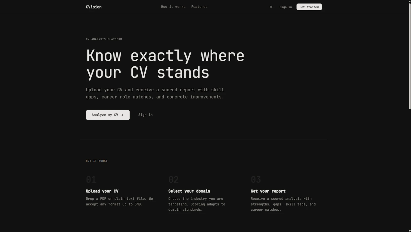 CVision screenshot 2