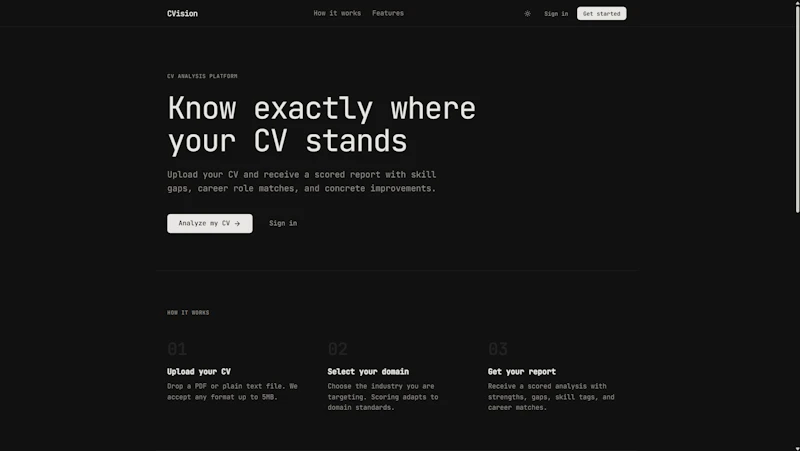 CVision screenshot 2