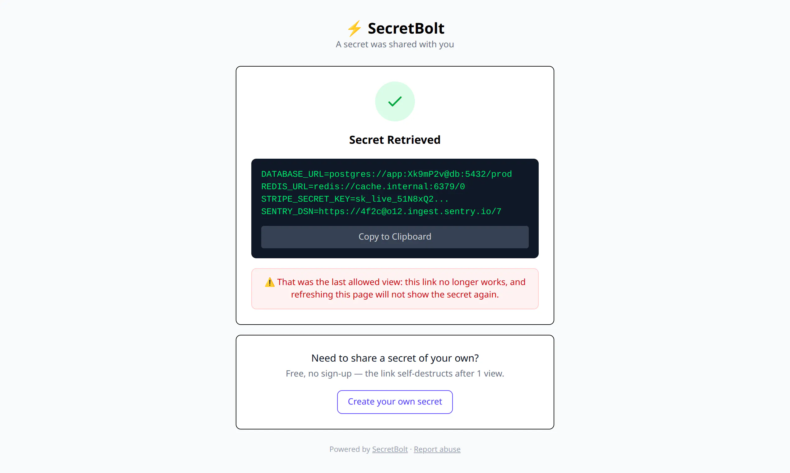 SecretBolt gallery image