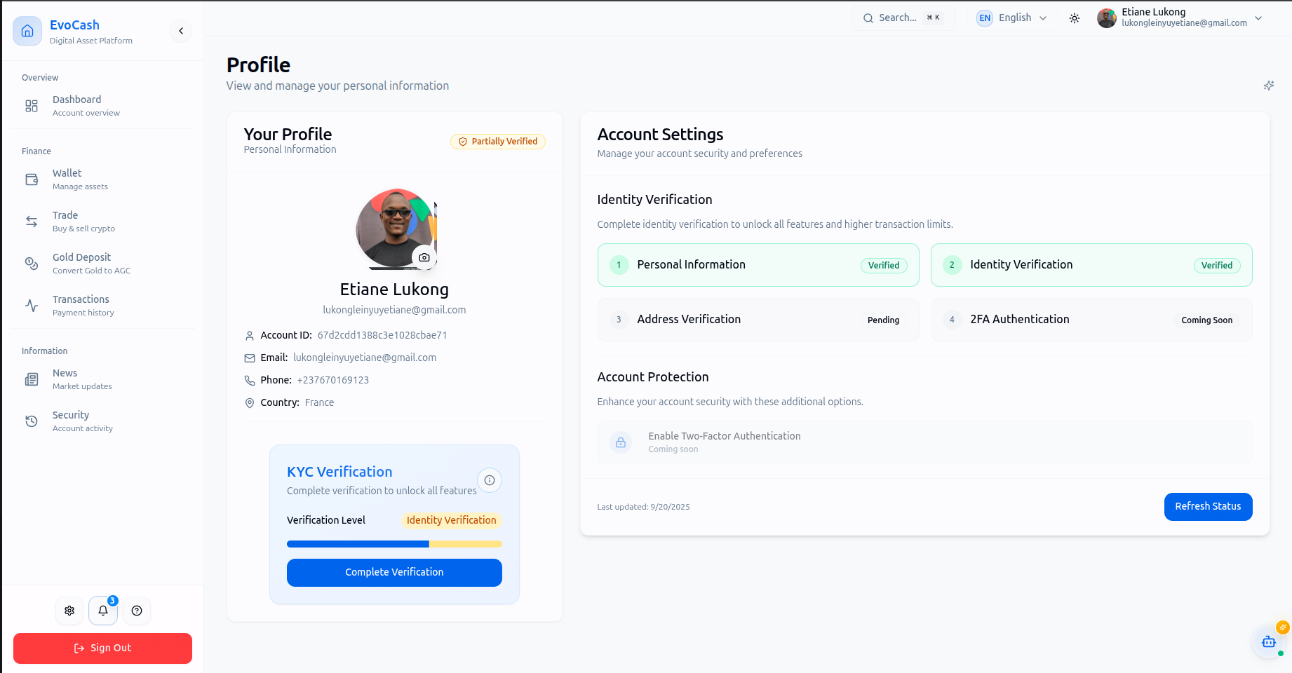 EvoCash Platform gallery image