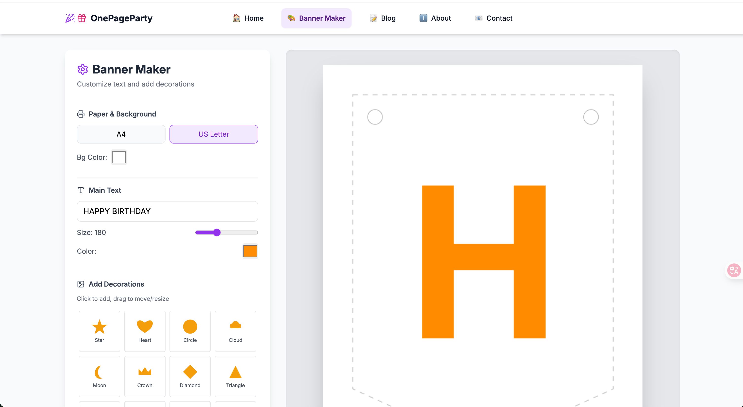 OnePageParty gallery image