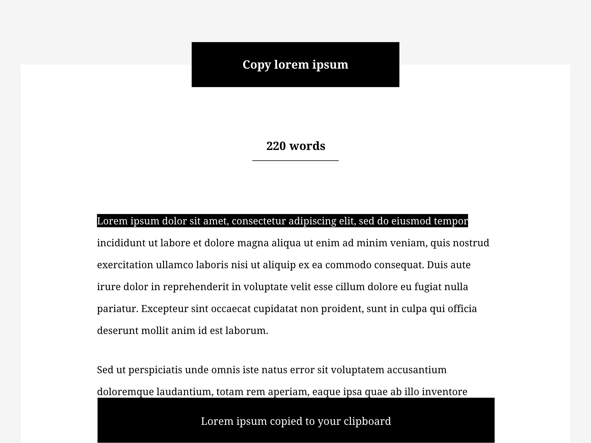 Go Lorem gallery image