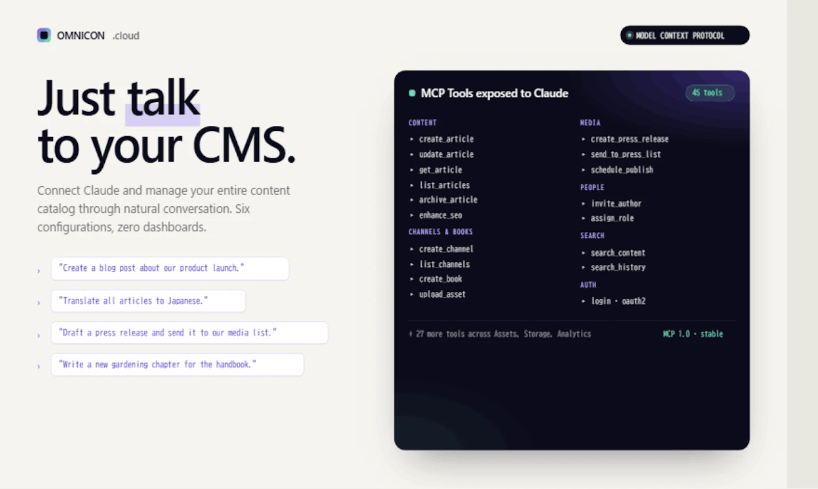 OMNICON.cloud screenshot 2