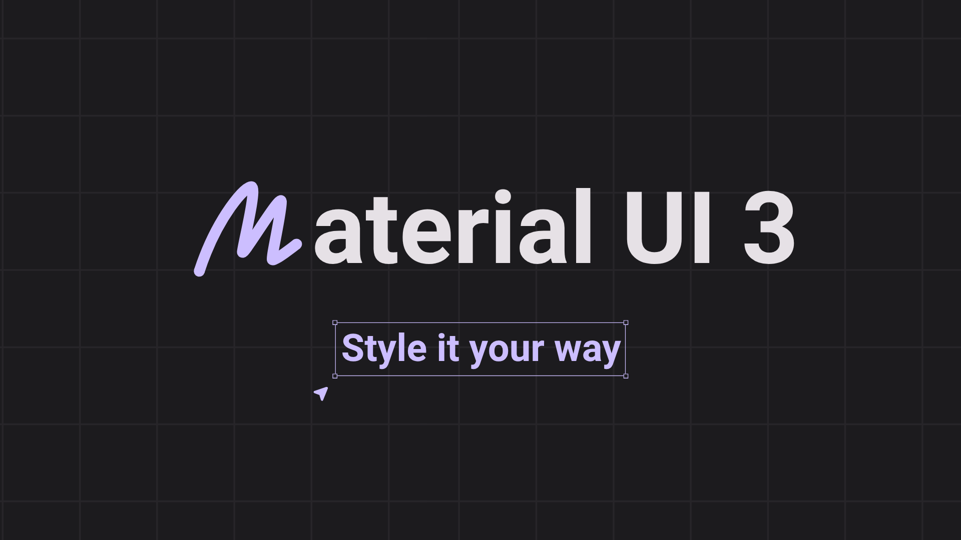 Материал UI 3 (бета) - Стиль your way медиа 2