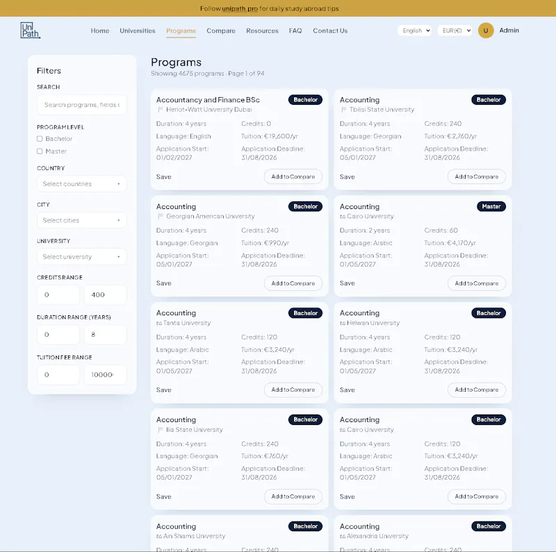 UniPath screenshot 6