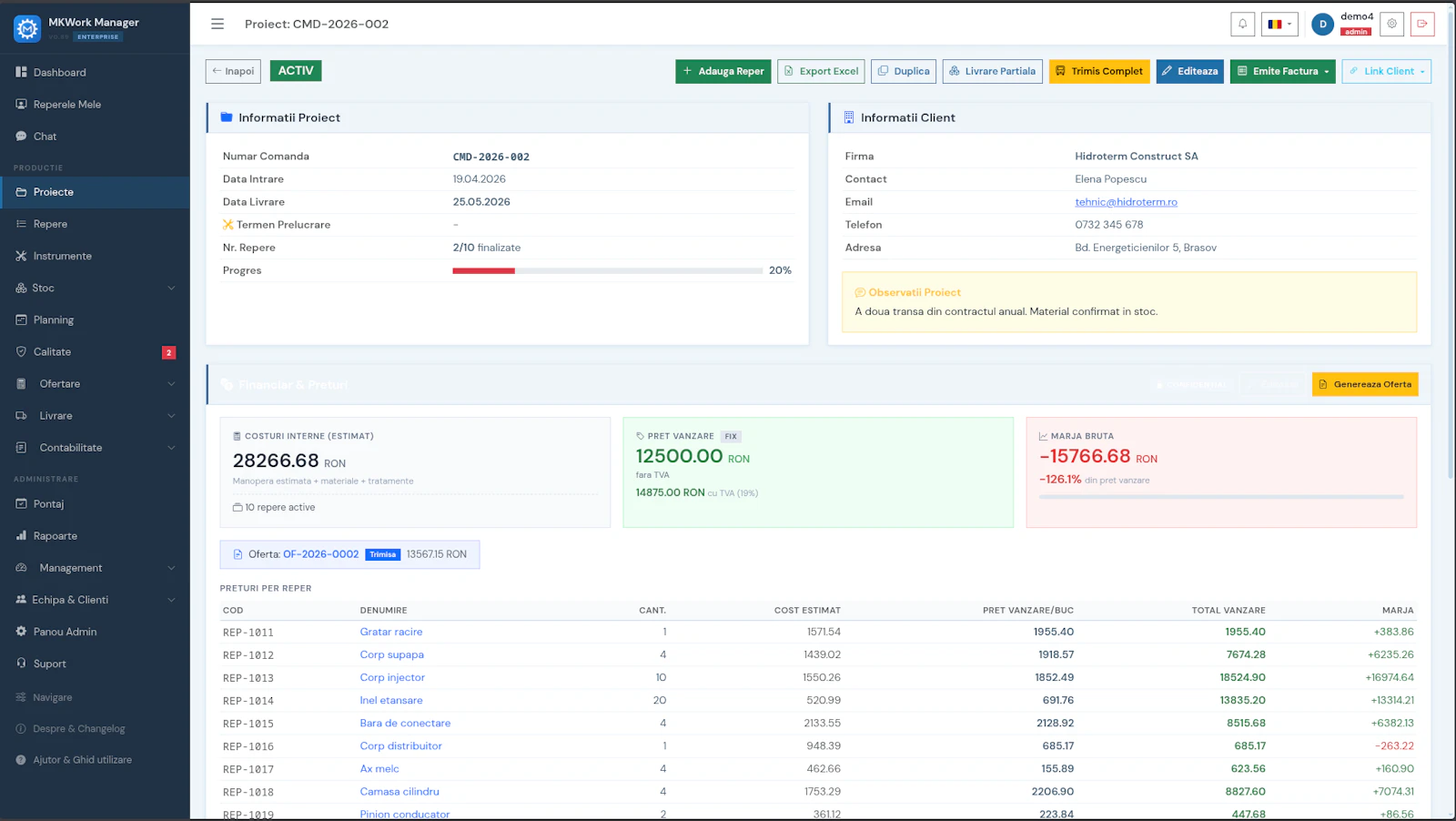 MKWork Manager screenshot 4