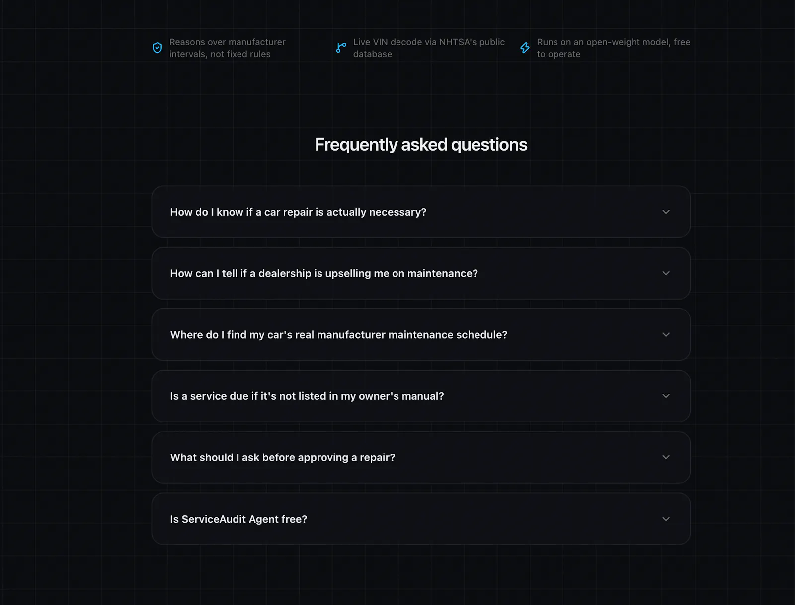 Service Audit agent screenshot 6