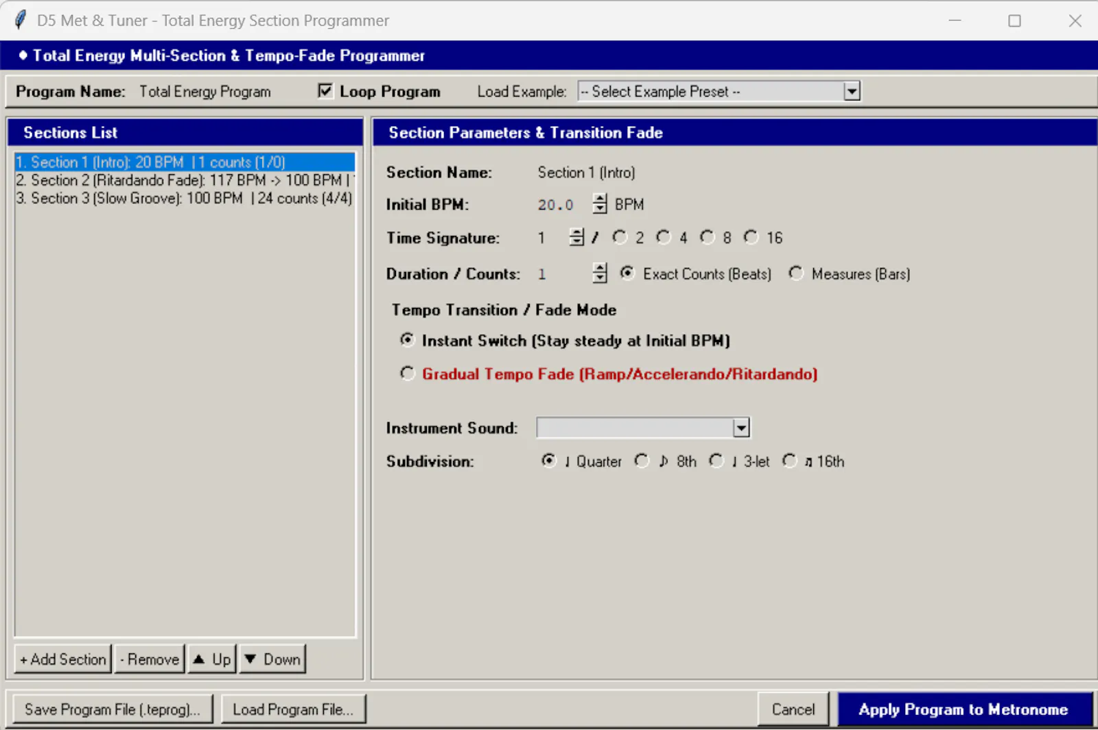 d5 Metronome and tuner screenshot 7