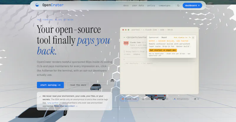 OpenCrater screenshot 3