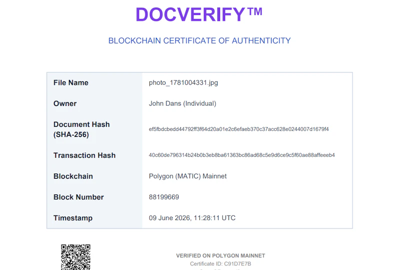 DocVerify — CYBERPUNK NOTARY screenshot 5