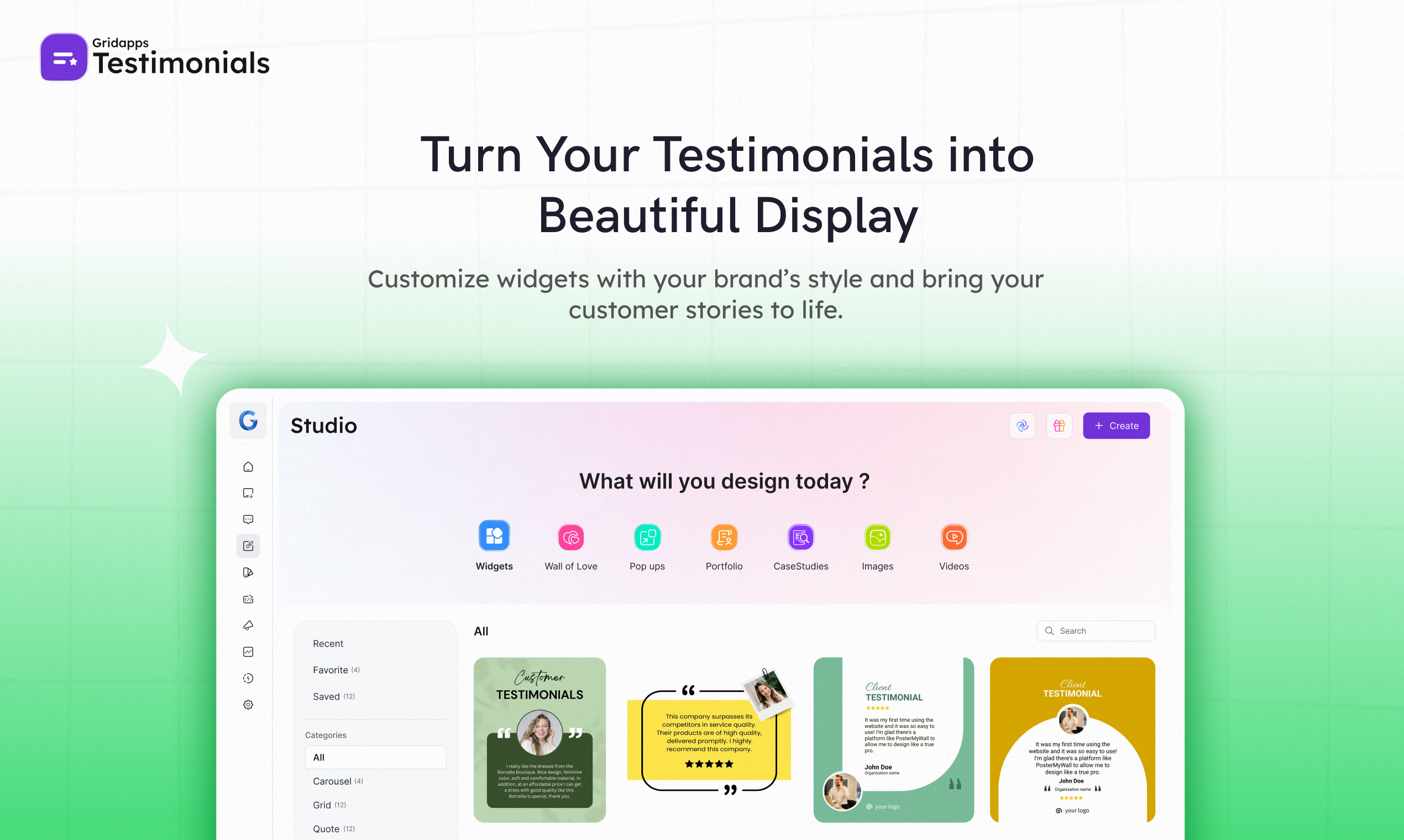 Gridapps Testimonials gallery image