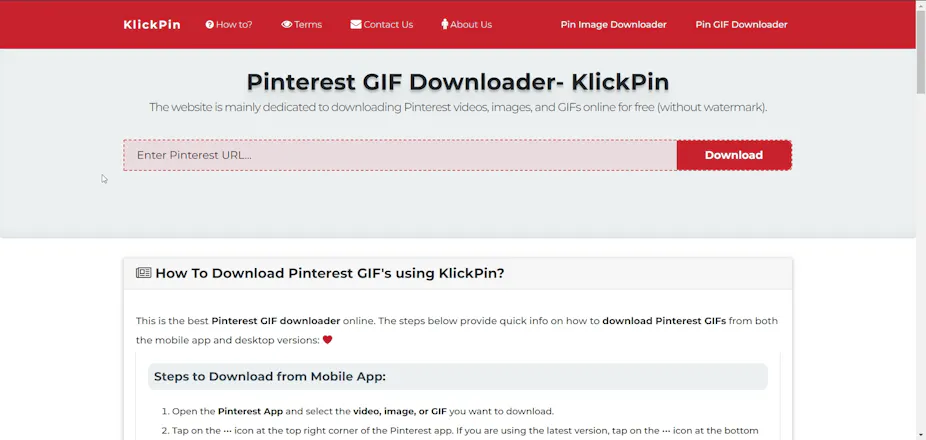 Pinterest Downloader- KlickPin gallery image