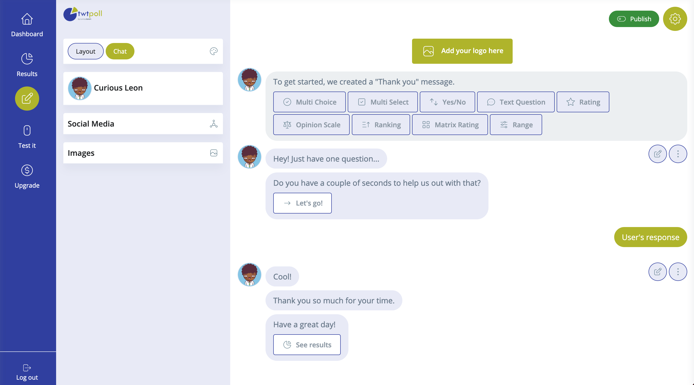 Twtpoll Polls as Chatbots gallery image