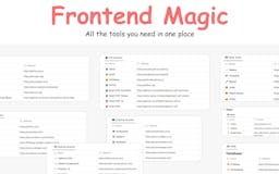 Frontend Magic - All tools at one place media 1