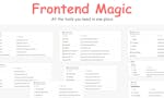 Frontend Magic - All tools at one place image