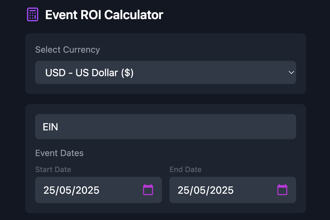 Calculadora de ROI de eventos - Evento ROI hecho fácil (y gratis) media 1