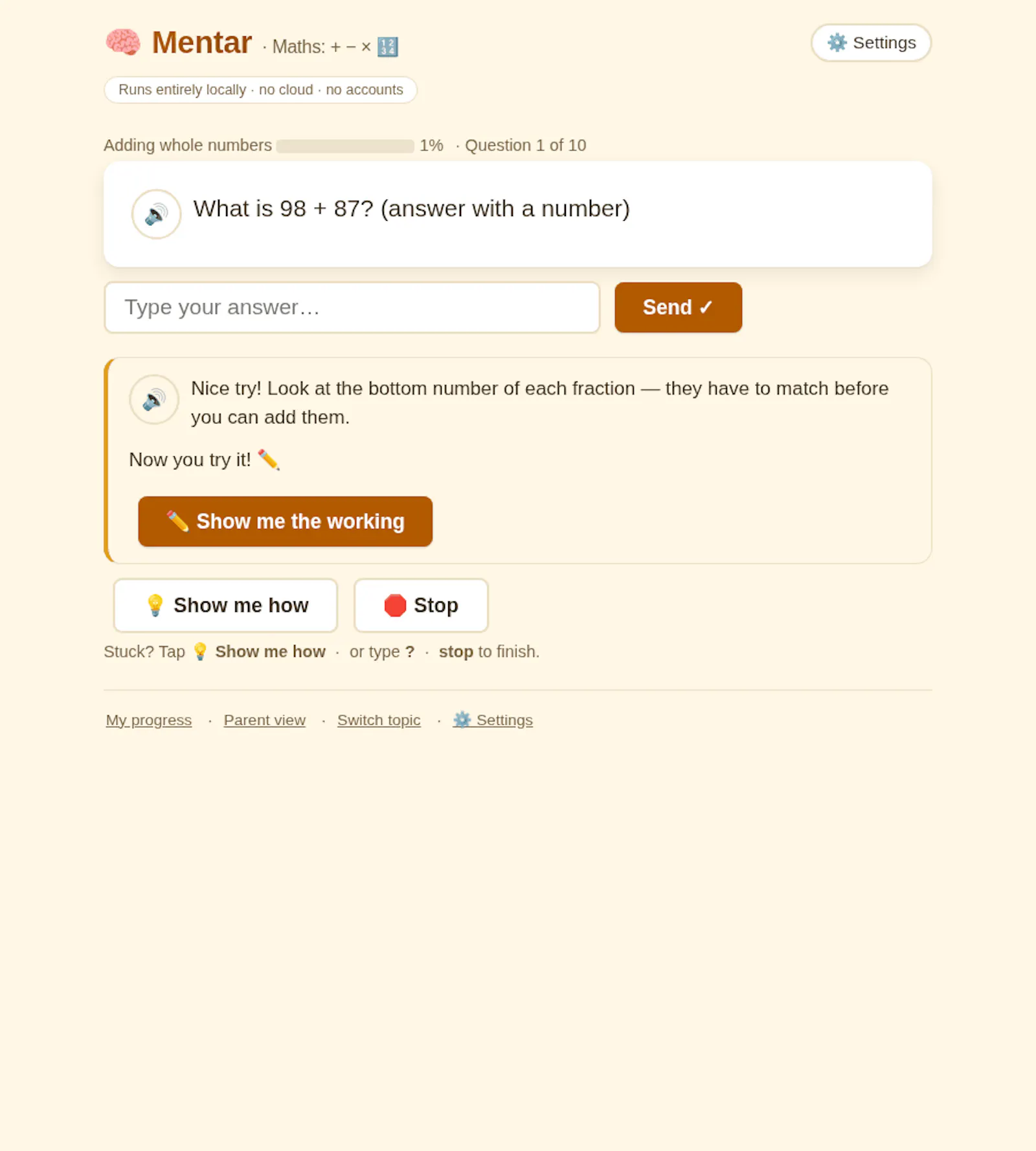 Mentar screenshot 3