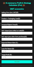 Ecommerce net UNIT profit calculator gallery image