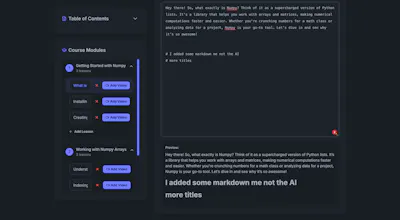 DraftMyCourse gallery image