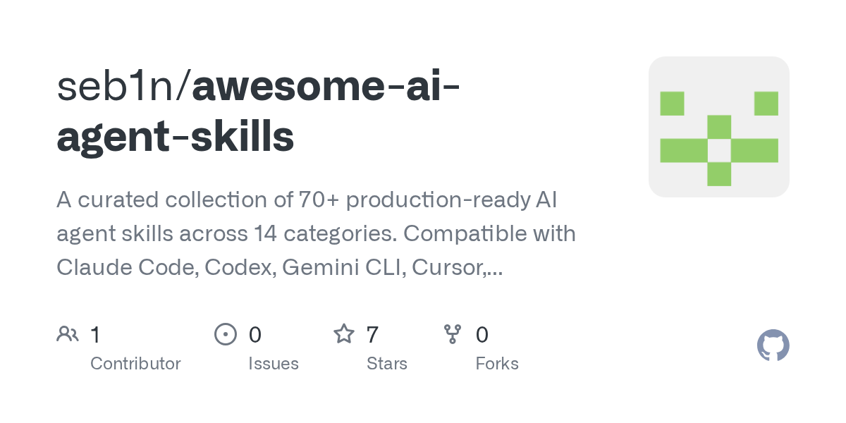 Awesome AI Agent Skills gallery image
