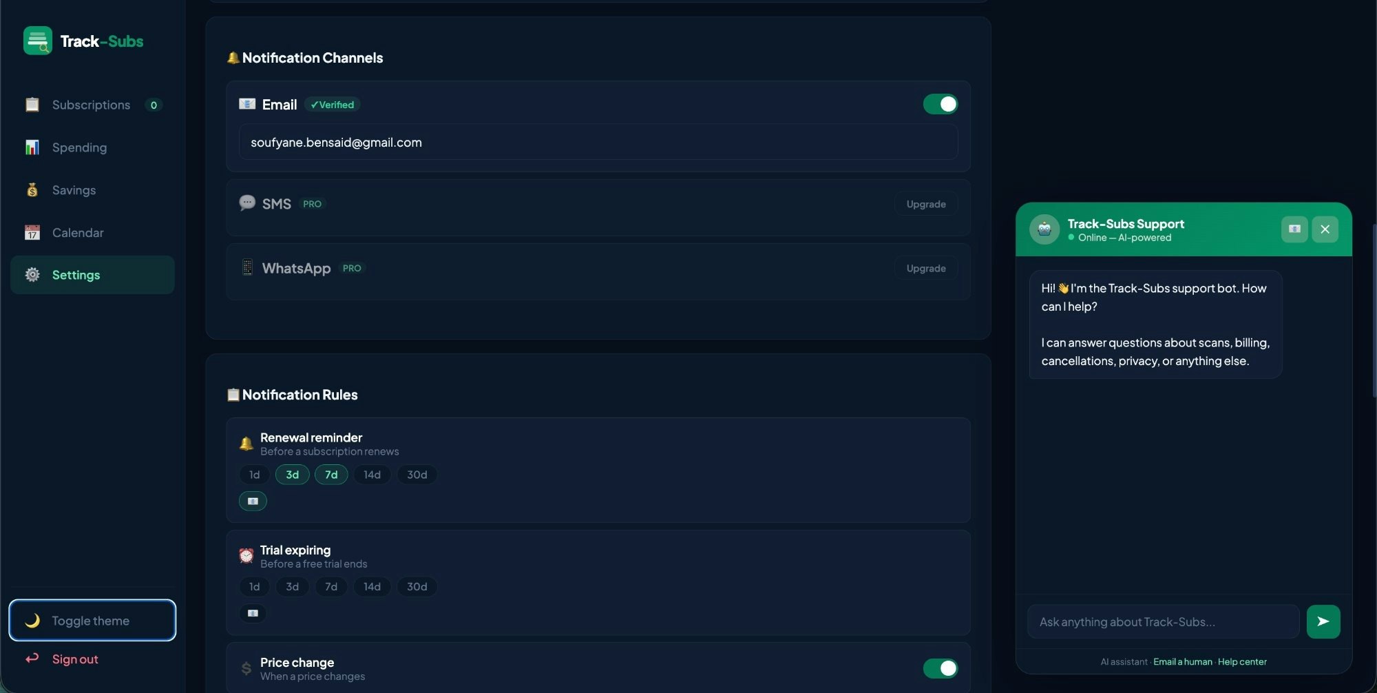 Track-Subs gallery image