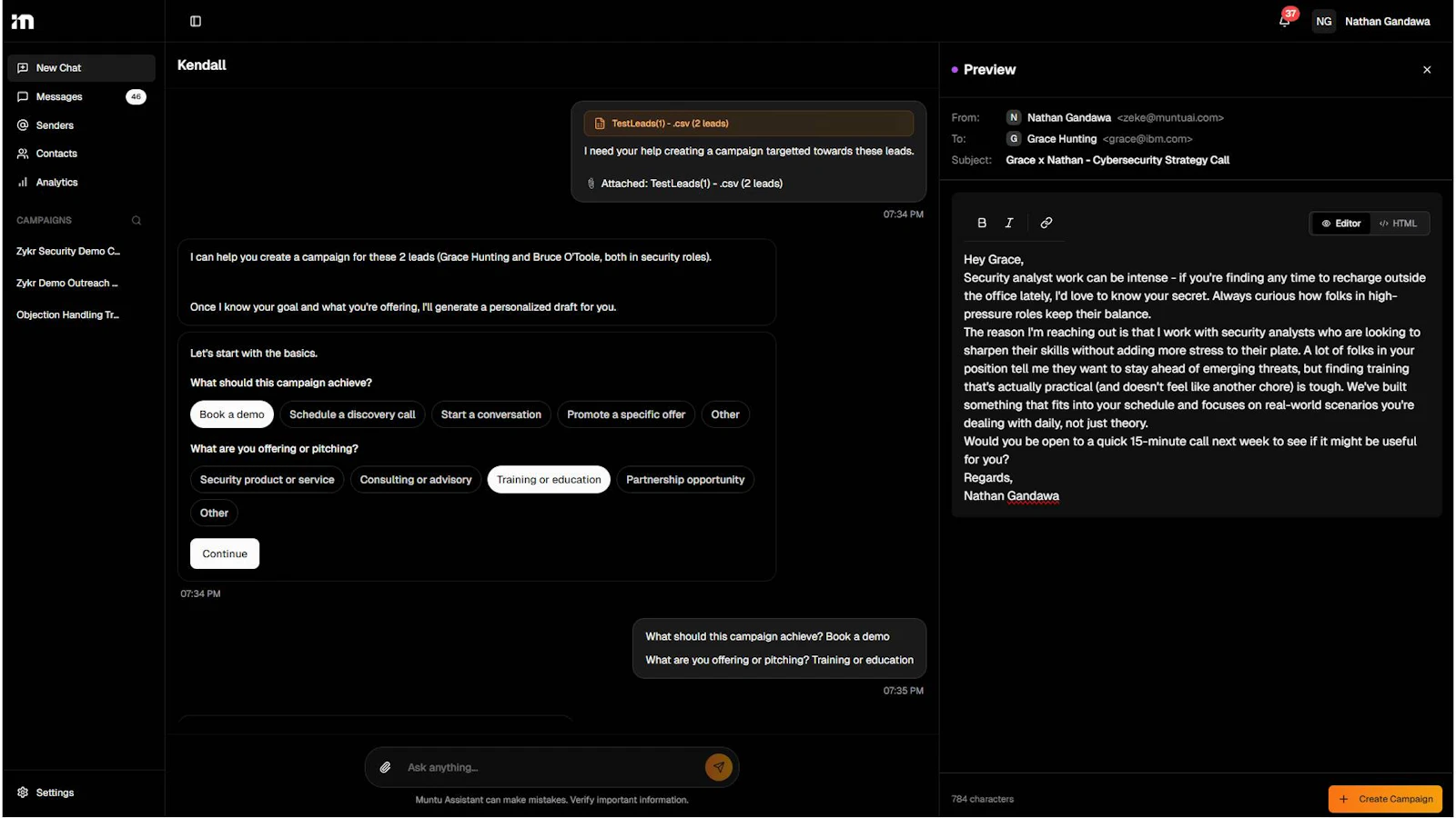 MuntuAI screenshot 2