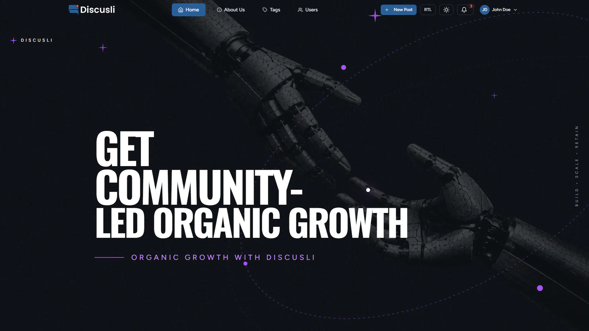 Discusli - Community Forum Template gallery image