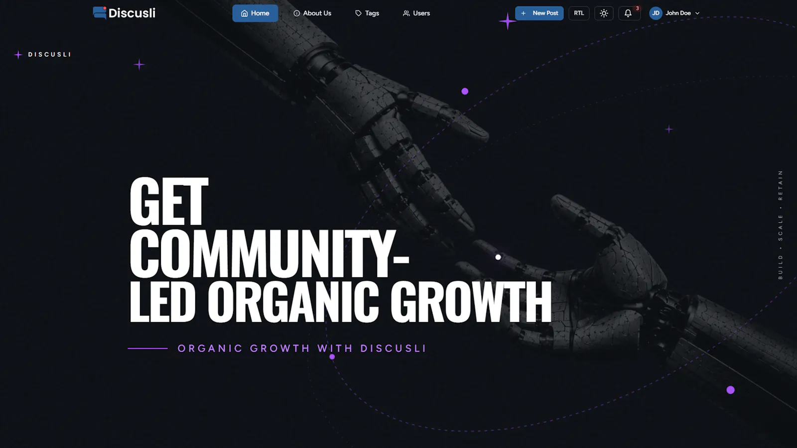 Discusli - Community Forum Template screenshot 4