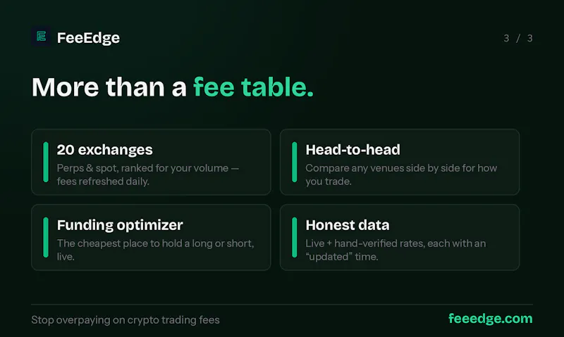 FeeEdge screenshot 1