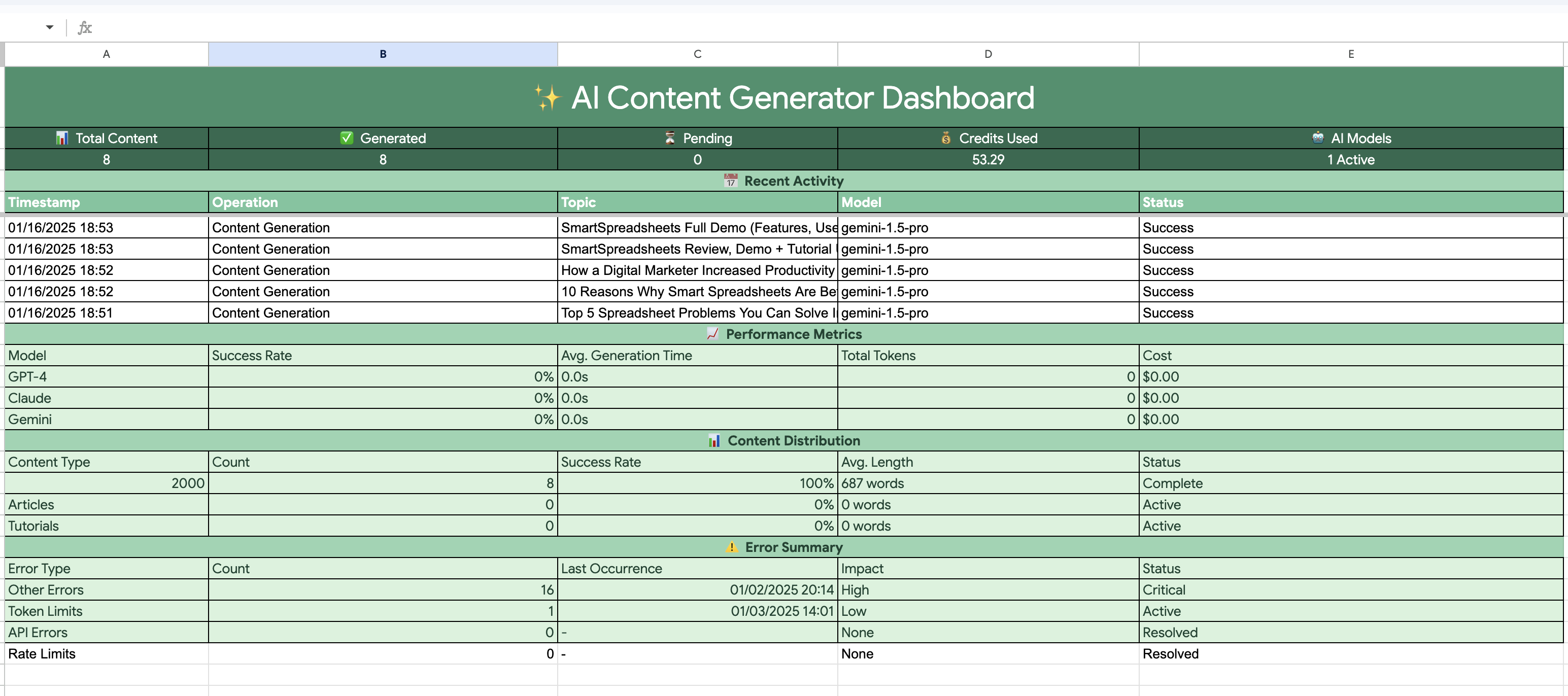 Smartspreadsheets gallery image