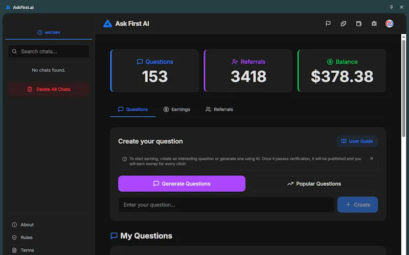 Ask First AI — Join Monetization 2.0 screenshot 2