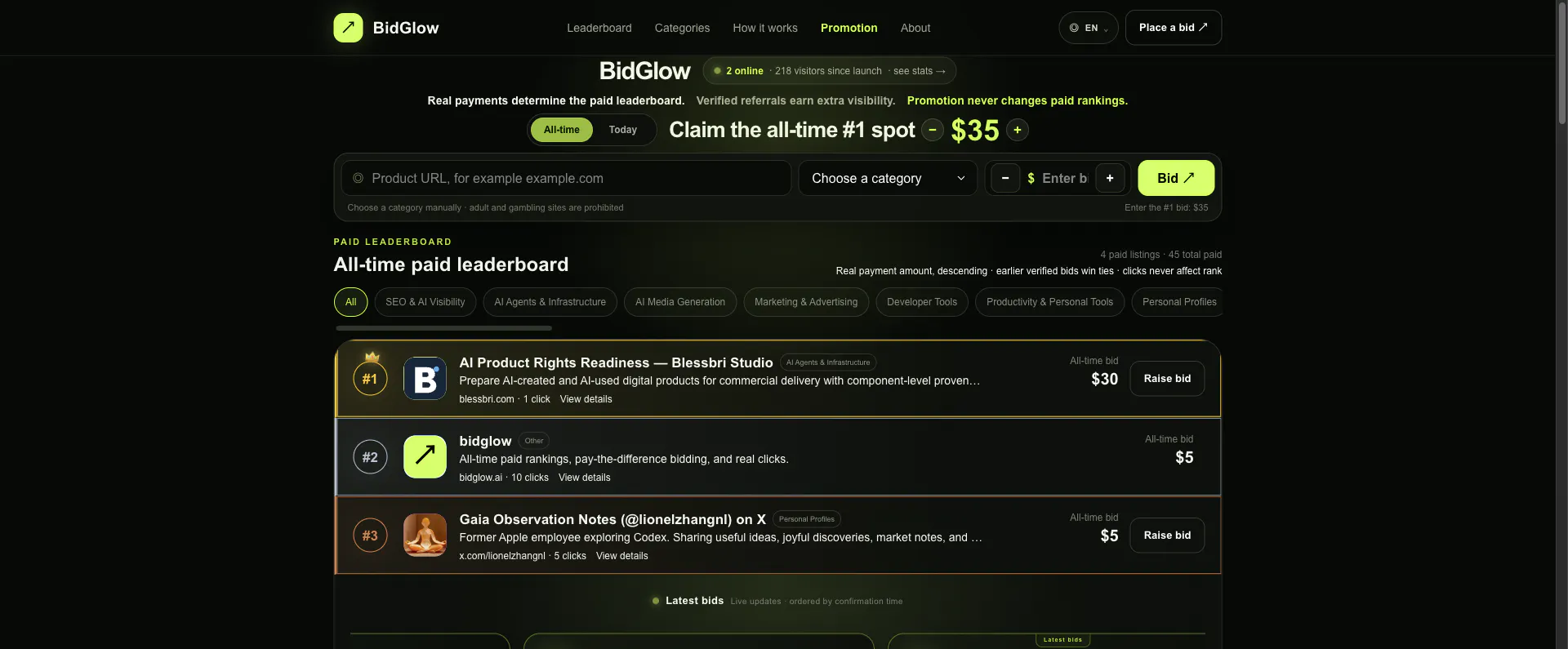 BidGlow gallery image