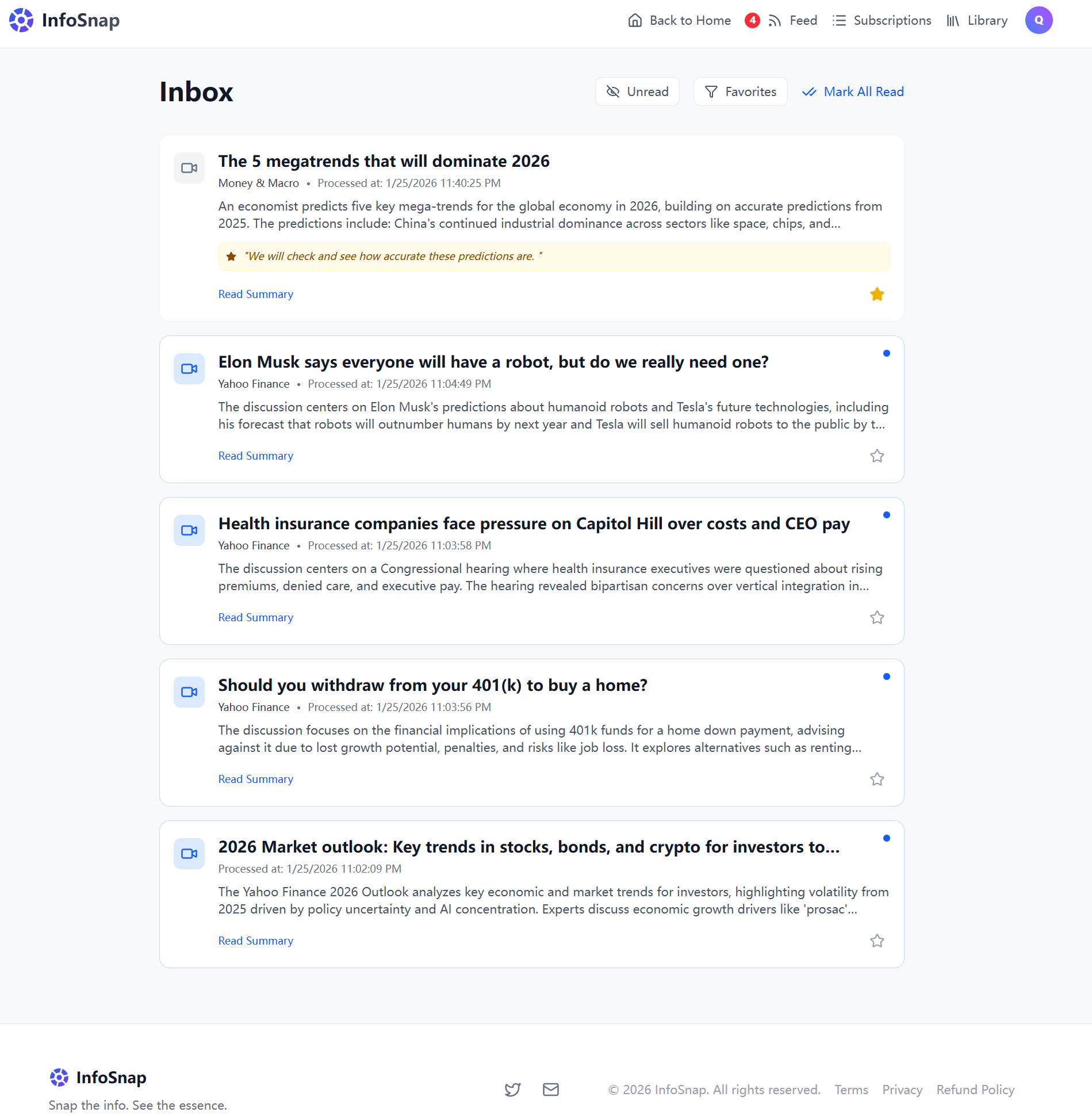 InfoSnap - Screenshot 5 showing product features and functionality