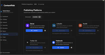 ContentRob-Social videos to SEO articles gallery image
