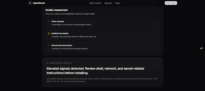 AgentGuard screenshot 5
