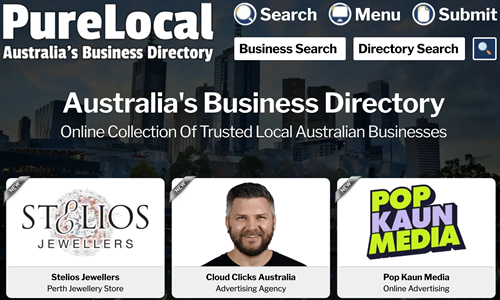 Elenco delle directory aziendali locali puro - Invia elenco di attività o società australiane media 4