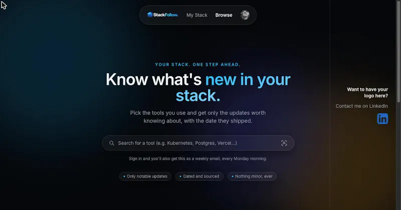 StackFollow screenshot 1