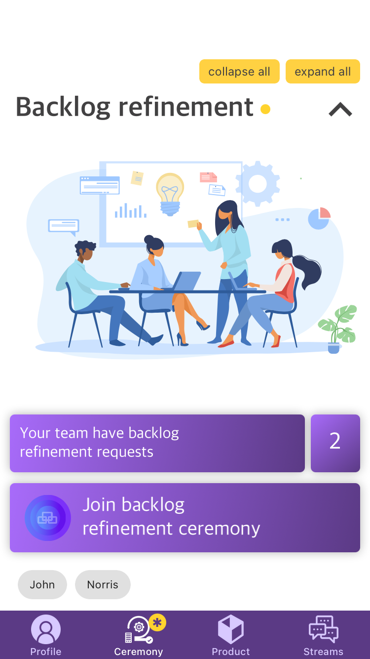 Nền tảng hợp tác Agile của PAMA Team media 7