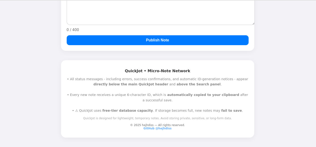 QuickJot gallery image