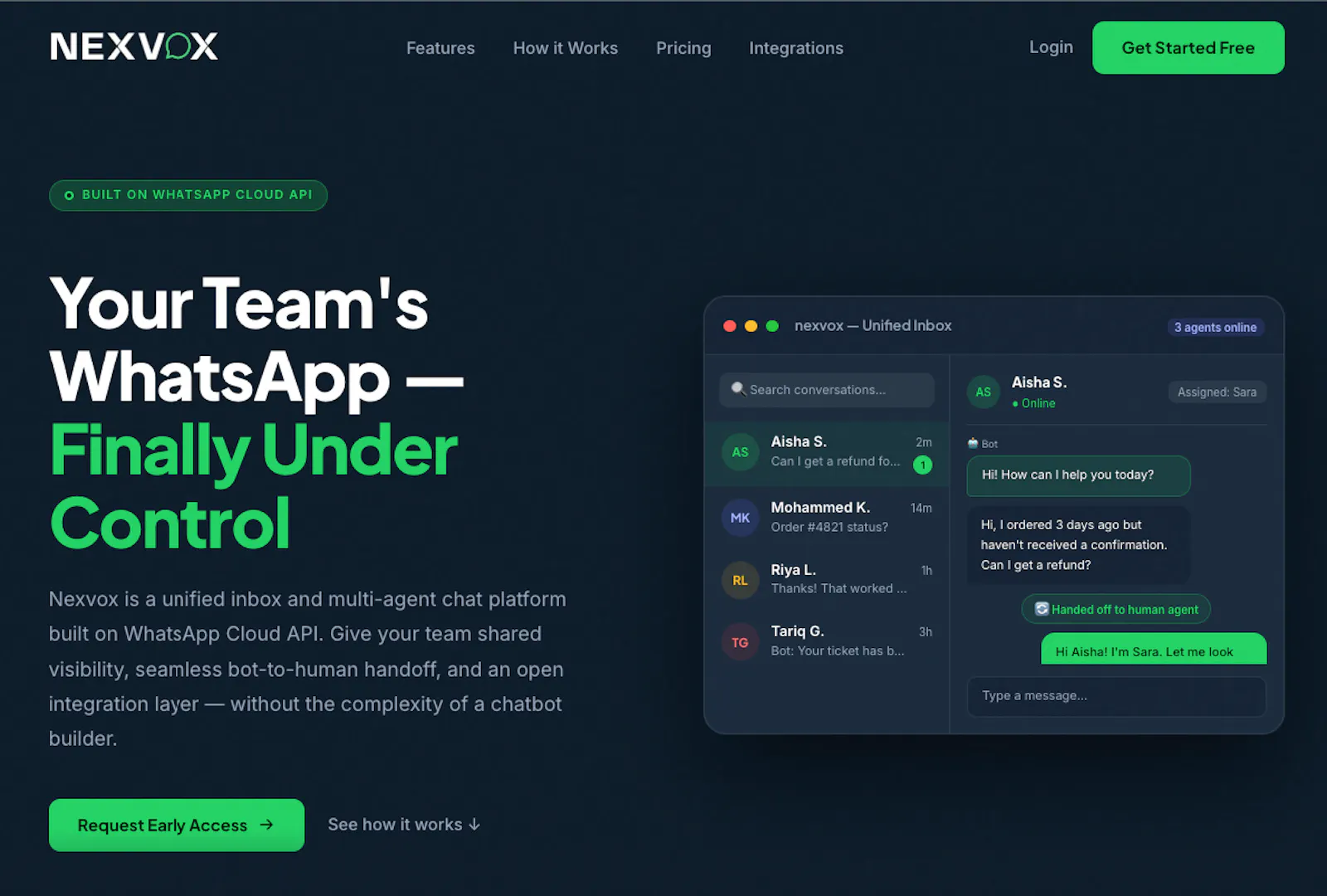 Nexvox screenshot 1