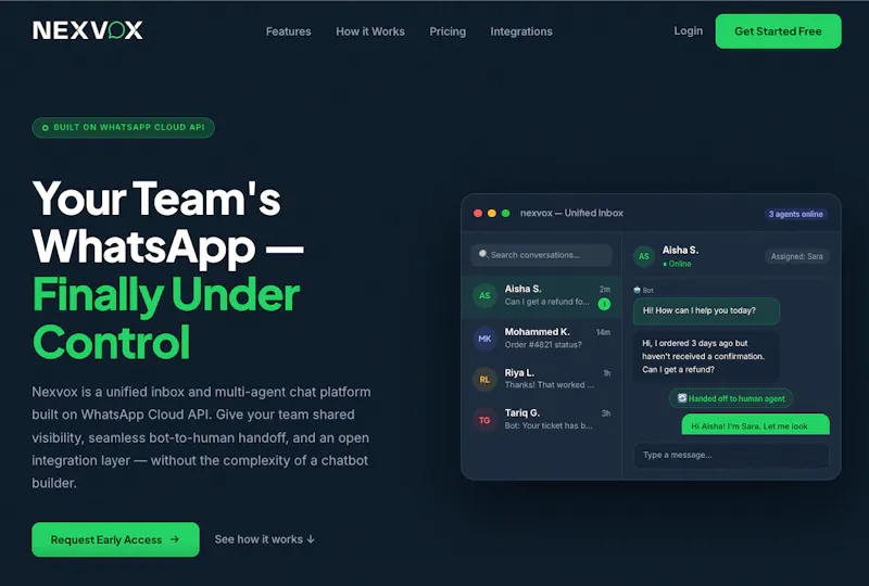 Nexvox screenshot 1