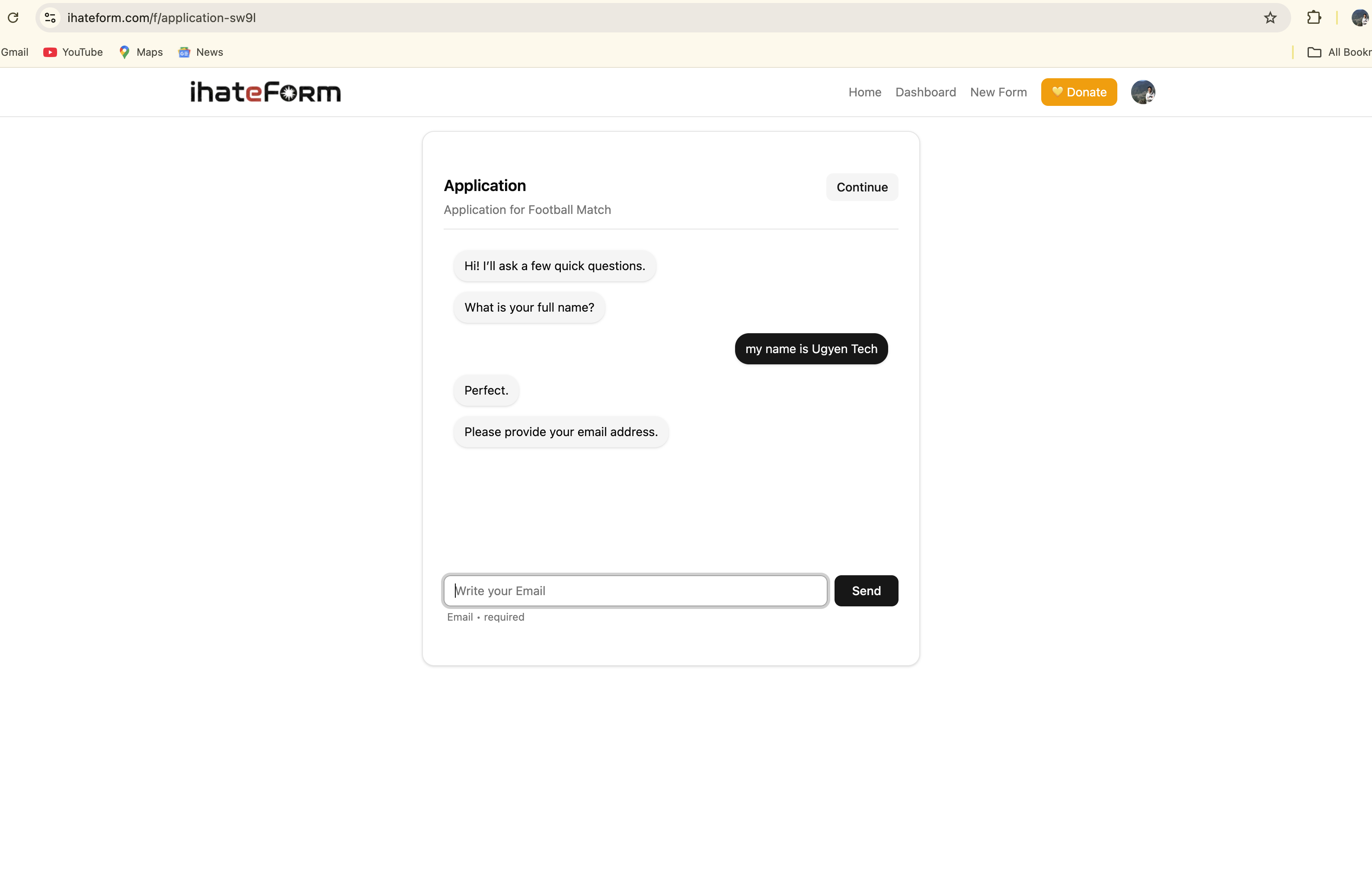 ihateform gallery image