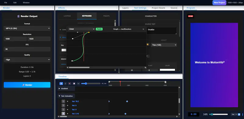 MotionVibe Studio screenshot 3