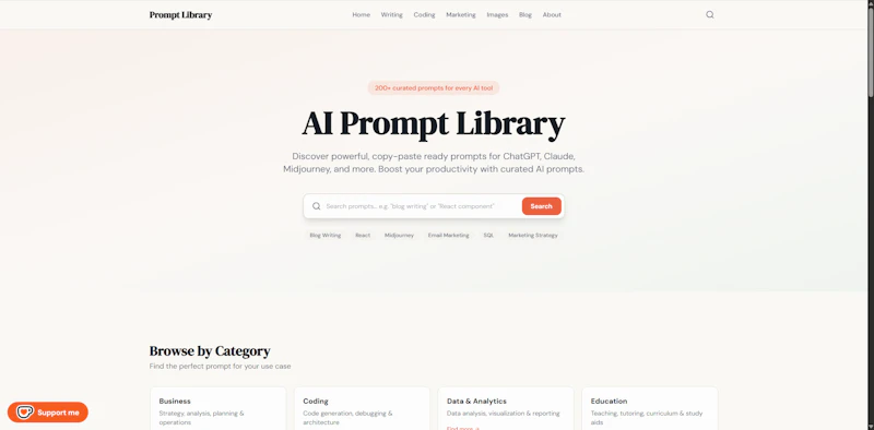 Prompt Library screenshot 1