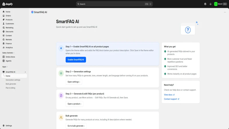 SmartFAQ AI screenshot 2