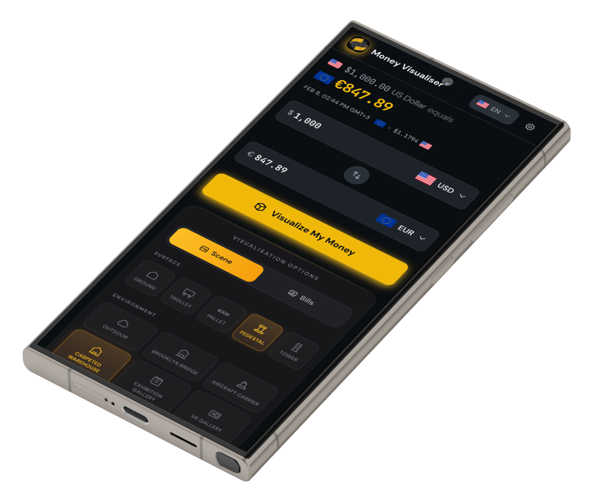 Money Visualiser - Screenshot 2 showing product features and functionality
