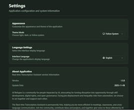 Realtime Transcribe Assistant | 实时转写助手 gallery image