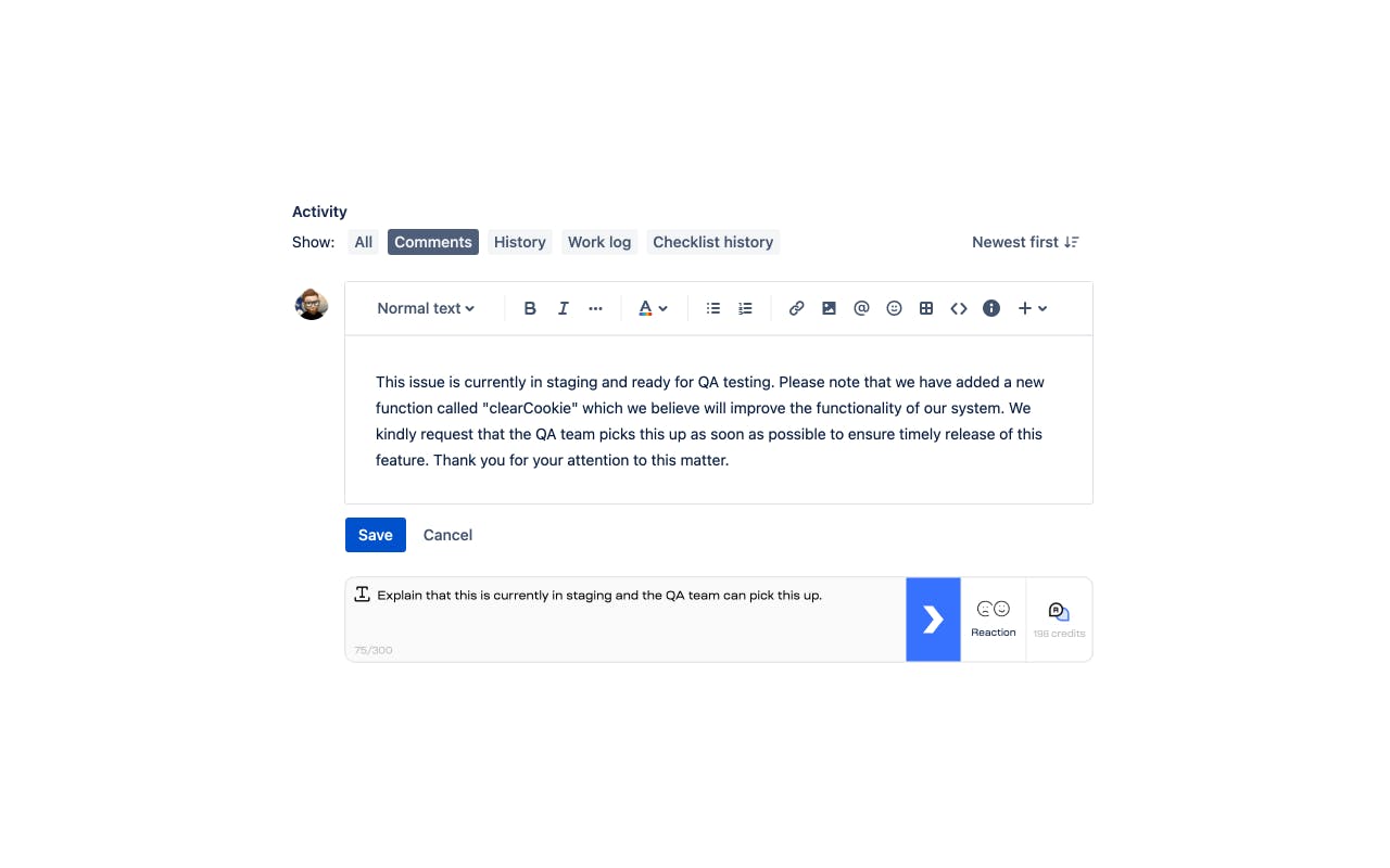 Emails, replies, posts, tweets with AI media 3