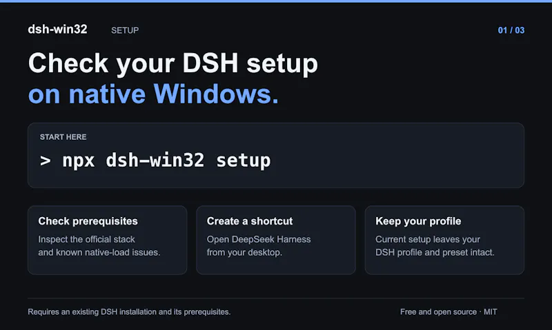 dsh-win32 screenshot 1